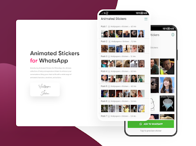 Animated stickers WASticker