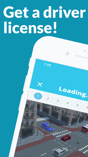 Android application CBR exam car driving theory B screenshort
