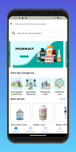 Android application Cleanzycare screenshort