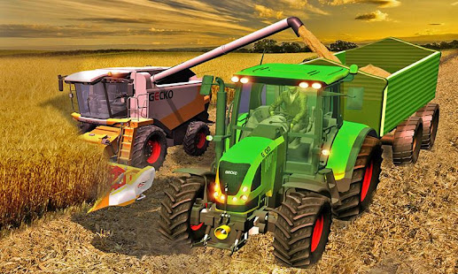 Tractor Farming Game Harvester apklade screenshots 1