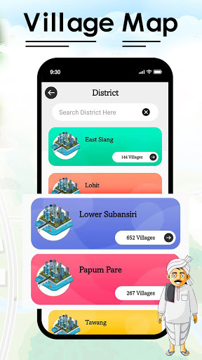 Village map full HD 3d Screen 3