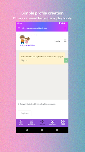 Babysitbuddies -Sitter booking Screen 3