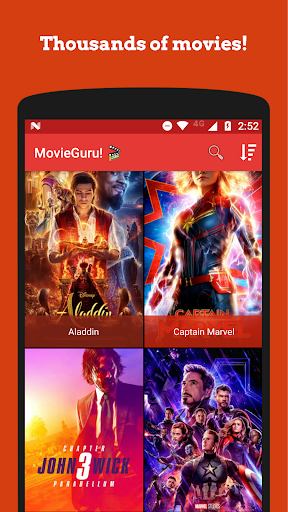 Android application Movie Guru! screenshort