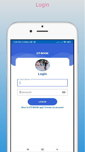 Android application OT-BOOK screenshort
