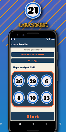 Android application Lottery Zambia screenshort