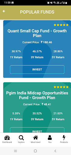Quete Financial Services Screen 3