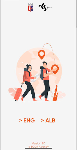 Android application Tirana Trails screenshort
