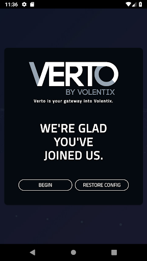 Android application Verto: Bitcoin VTX EOS ETH Wal screenshort