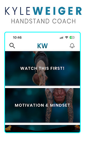 Screenshot of Handstand Coach Kyle Weiger