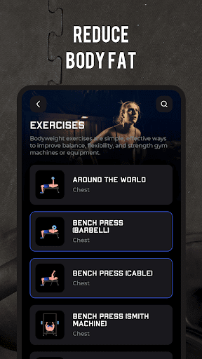Daily Gym Workout Planner Screen 2