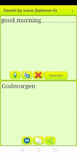 Learn Danish by voice and tran