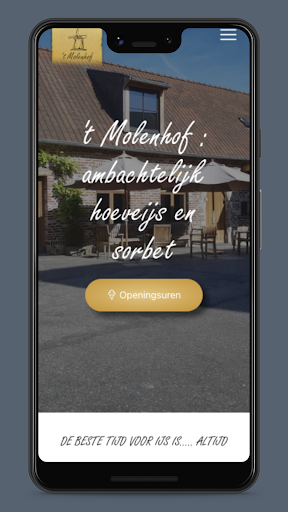 Android application 't Molenhof screenshort