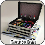 Makeup box design icon