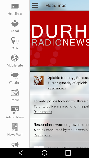 Durham Radio News Screen 3