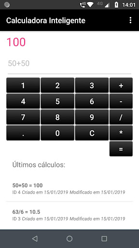 Vista previa de la aplicación