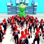 Cover Image of ดาวน์โหลด Superhero Crowd Pusher - Crowd City 3D 0.7 APK