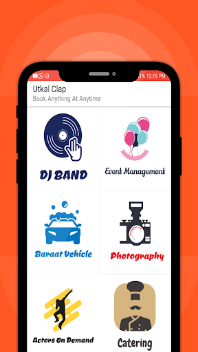 Android application Utkal Clap screenshort