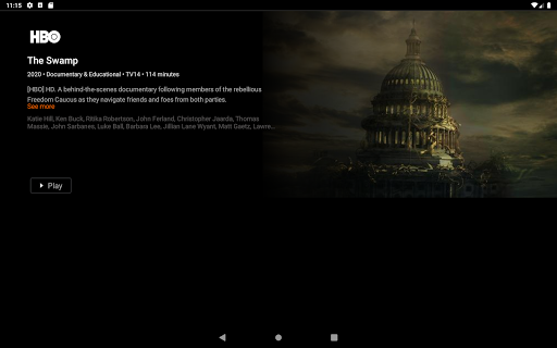Screenshot of VNET Fiber TV