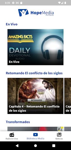 Hope Media Honduras Screen 2