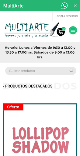 Android application MultiArte Artística screenshort