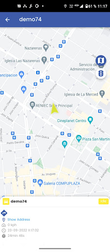 Android application Mirasatelital screenshort