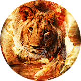 Fire Lion Live Wallpaper icon
