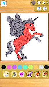 Unicorn Coloring Kids Game