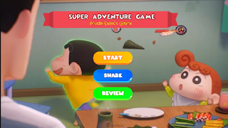 Super shin-chan Game Driving - Screenshot 1