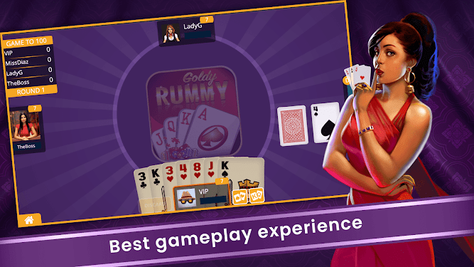 #2. Rummy Goldey - Play Indian Rummy Card Game Online (Android) By: SoftyGames Infosole