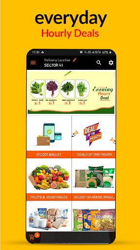 Android application Atcost | Groceries@Right Price screenshort