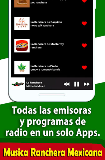 Musica Ranchera Mexicana Screen 2
