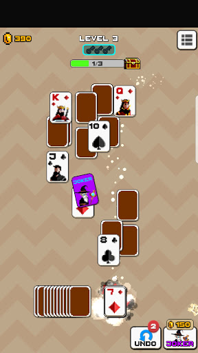 Android application Pixel Solitaire : Tripeaks screenshort
