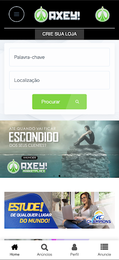 Android application Axey Marketplace screenshort