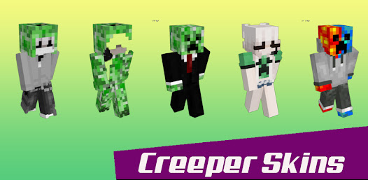 Imágen 3 skin horror boy green creeper android