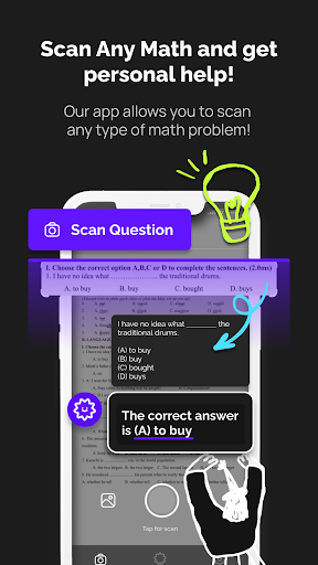Android application Answer.AI - Your AI tutor screenshort