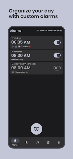 Android application Wakee | The Unmissable Alarm screenshort