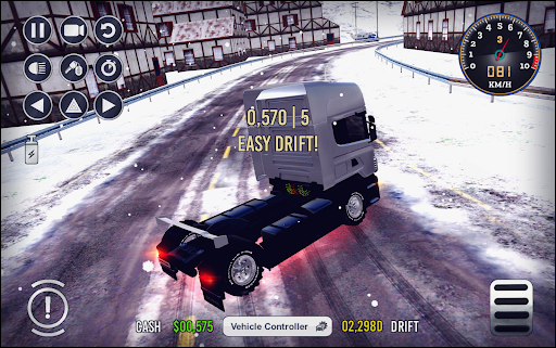 Truck Snowy Driving Simulator 17