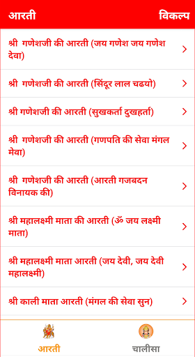 Aarti, Chalisa Aur Ekadashi Screen 2