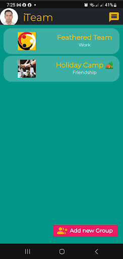 iTeam Screen 2