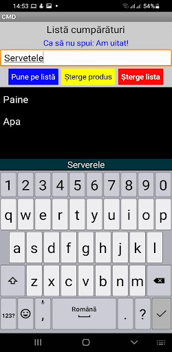 Lista Cumparaturi Screen 2