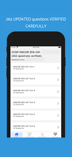 Android application CCNP ENCOR 350-401 & Tricks screenshort