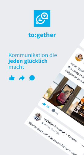 Android application to:gether screenshort