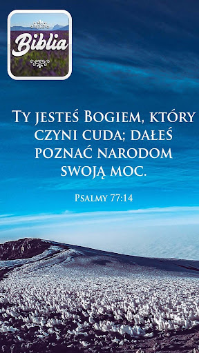 Android application Bible in Polish screenshort