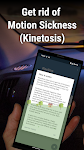 screenshot of KineStop: Car sickness aid