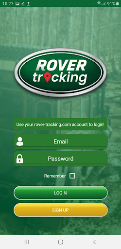 Android application Rover-tracking screenshort