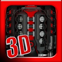 Red Car 3D Wallpaper V8 Theme