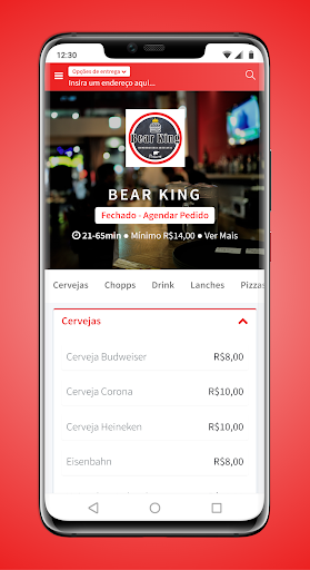 Android application Bear King screenshort