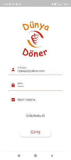 Android application Dünya Döner screenshort