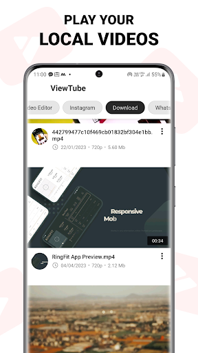 ViewTube - All Video Player Screen 2