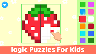 Game screenshot Kids Pixel Art Coloring Games apk download